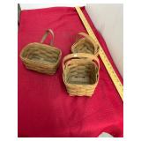 3 Longaberger Baskets