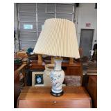 East Asian Blue Flower Lamp