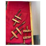 3 Jorgensen Wood Clamps