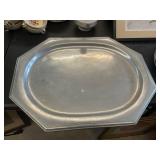 Large Pewter Serving Tray