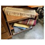 Area Rugs and Rolling Cart