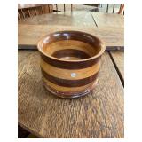 Wallace McGinnes Montross Va Handmade Wooden Bowl