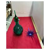 2 Piece Art Glass Lot