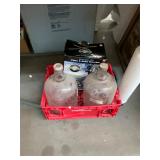 Dash Cam and Pepsi Syrup Jugs