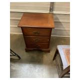 Cherry House 3 Drawer Night Stand