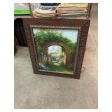 Sergon Hidden Garden Ink on Canvas Print