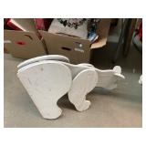 Wooden Bear Yard Ornament