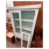 Shabby Chic Glass Front Cabinet