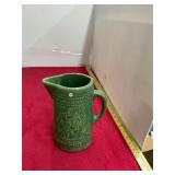 Antique Grape Pottery Pitcher