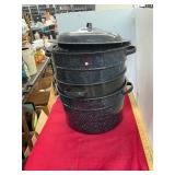 Enamel Pots Lot