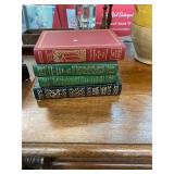 4 Leatherbound Books
