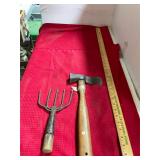 Hatchet and Antique Spear
