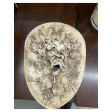 Whimsical Pottery Face Piece