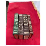 4 Leather Bound Books