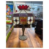 Rare Stained Glass Kodak Film Lamp