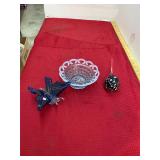 3 Piece Art Glass Lot