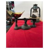 Antique Scales and Lantern