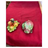 2 Vintage Bird Wall Pockets