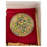 Tapestry and Pottery Plate