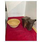 Antique Fogger and Milk Bowl