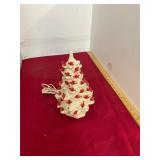 Vintage White Ceramic Christmas Tree