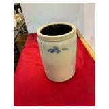 Cobalt Flower Crock