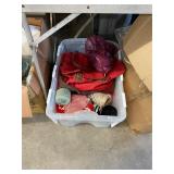 Tote and Knitting Box Lot