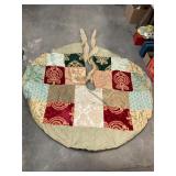 Handmade Christmas Quilt Tree Skirt