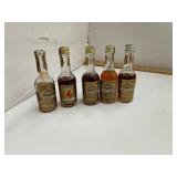Lot of Antique IW Harper Bourbon Airplane Bottles