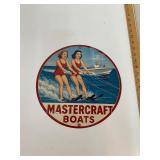 Mastercraft Boats Skiing Metal Sign