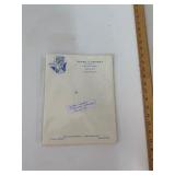 Marshalls Pharmacy Letterhead Saluda Ephemera