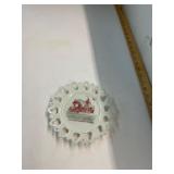 Battleship Maine Milk Glass Plate