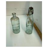 Two Antique Bottles Beer, Dunn Roebuck