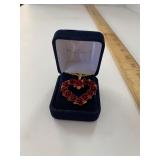 The Danbury Mint Rose Necklace