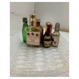 Lot of 6 Vintage Airplane Glass Liquor Shooters