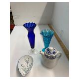 Vases and Blue and White Lot