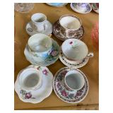 Lot of 6 Cups and Saucers