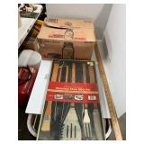 Mason Jars and Grilling Utensils