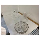 Cut Crystal Lot of 3