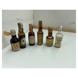 Antique Scotch Whiskey Airplane Bottles Lot