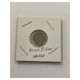 3 Cent Silver Coin Holed