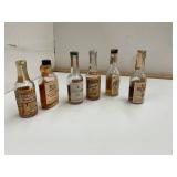 Antique Bourbon Airplane Bottles