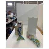 Lot of Two Mermaid Decor Pieces