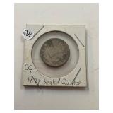 1877 CC Silver Seated Quarter