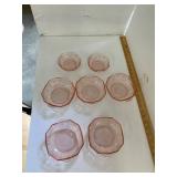 Pink Depression Glass Lot
