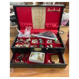 Vintage Costume Jewelry Box