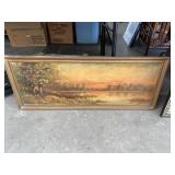 Antique Oil On Canvas Painting