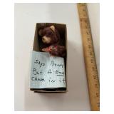 Antique Windup Bear Toy with Box