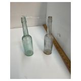 Two Antique Florida Water Bottles