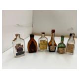 6 Vintage Airplane Bottles